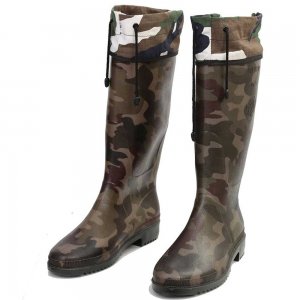 Palalı Kamufilajlı çizme
